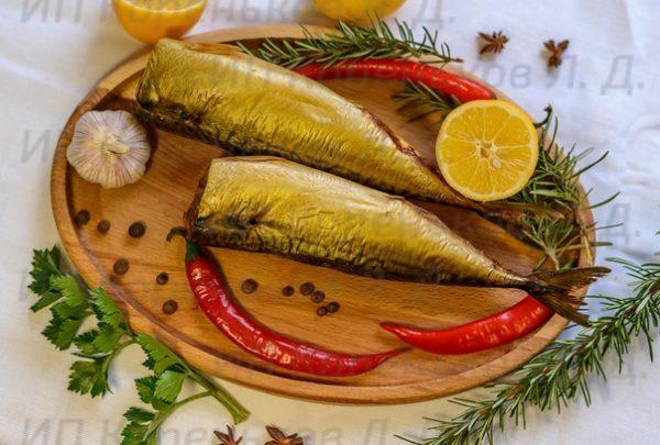 Скумбрия без головы горячего копчения 1 кг