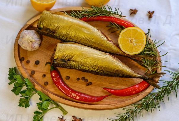 Скумбрия без головы горячего копчения 1 кг
