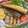 Скумбрия без головы холодного копчения 1 кг