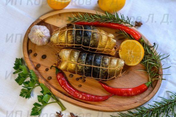 РУЛЕТ скумбрии горячего копчения 1 кг
